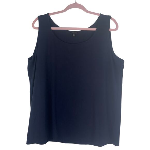 Talbots | Tops | Talbots Tank 2x Women Navy Pima Cotton Lightweight Top ...